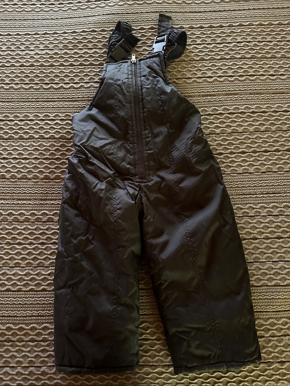 Athletic Works Kids Black Insulated Snow Bib Overalls size 3T